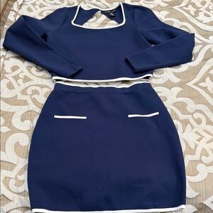Sincerely Jules Navy and White 2 pieces set